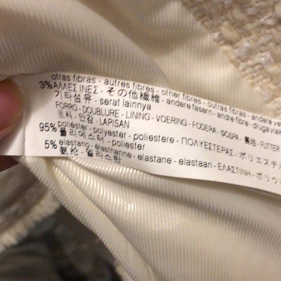 NWT 💖 Beautiful Zara Boucle ruffle jacket - Picture 10 of 11